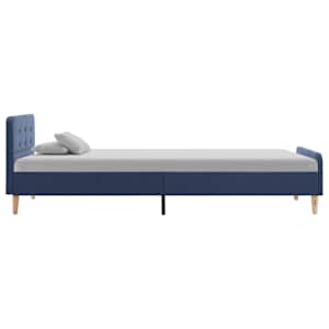 Rám postele modrý textil 90 x 200 cm - obrázek 7