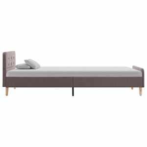 Rám postele taupe textil 100 x 200 cm - obrázek 7