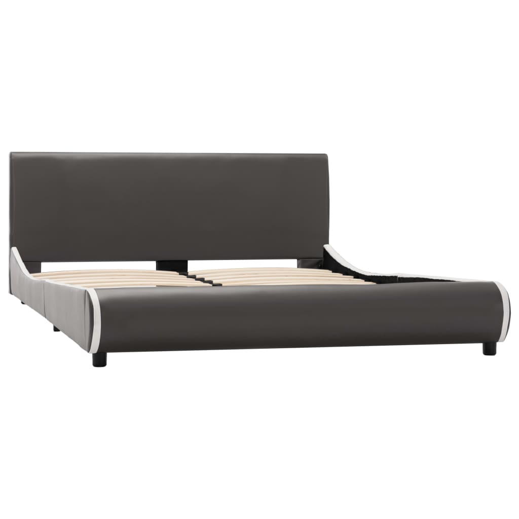 

vidaXL Bedframe kunstleer antracietgrijs 120x200 cm