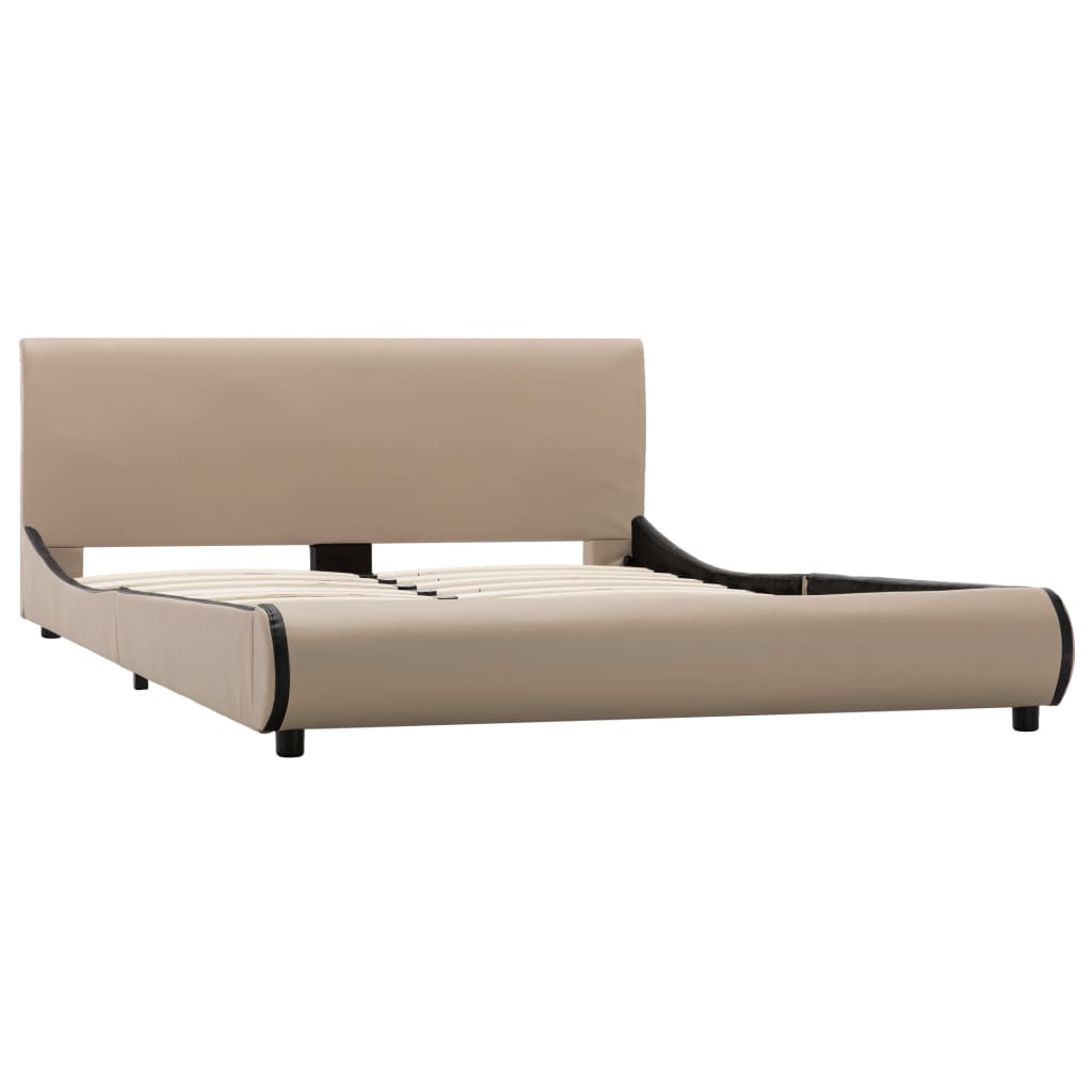 

vidaXL Bedframe kunstleer cappuccino 160x200 cm