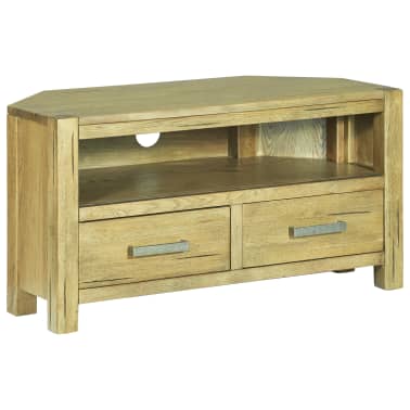 Betere vidaXL Tv-meubel hoek 88x42x46 cm rustiek eikenhout | vidaXL.nl QQ-97