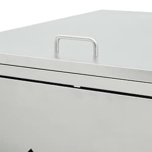 Přístřešek na dvě popelnice 240 l nerezová ocel - obrázek 6