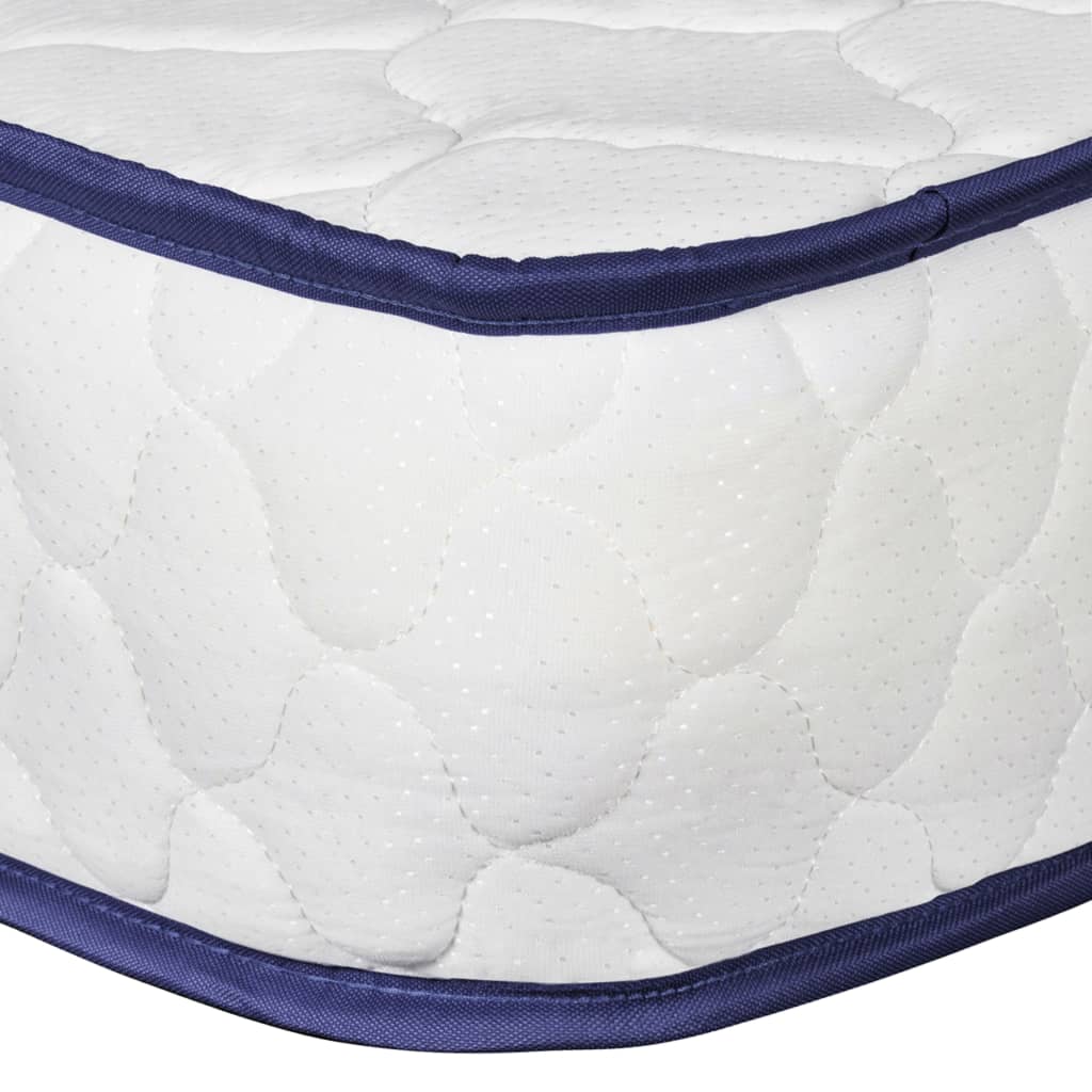 Легло с матрак от мемори пяна, сиво, изкуствена кожа, 90x200 см