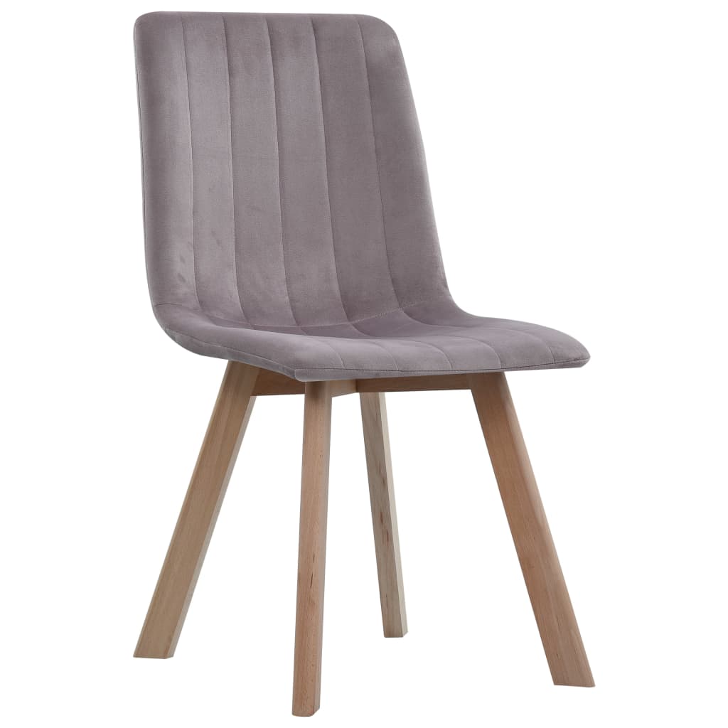 

vidaXL Eetkamerstoelen 2 st fluweel roze