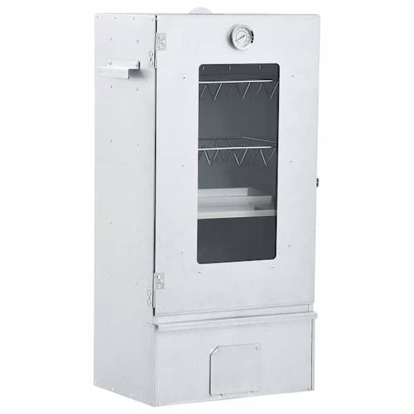 vidaXL grill- ja suitsuahi 1 kg puidulaastudega 44,5 x 29 x 83 cm