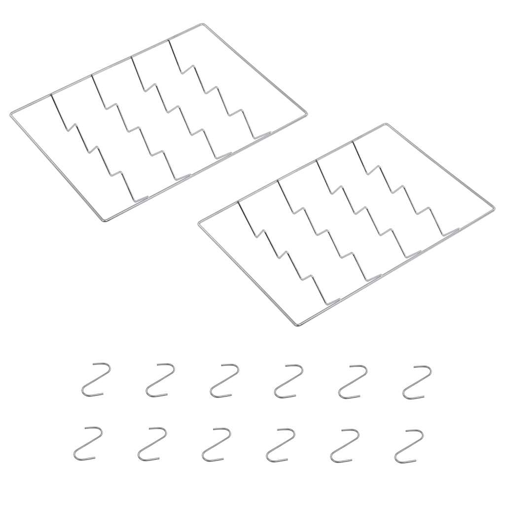 Fumoir De Four à BBQ Avec 1 Kg De Copeaux De Bois 44,5x29x83 Cm VidaXL 21 width=274
