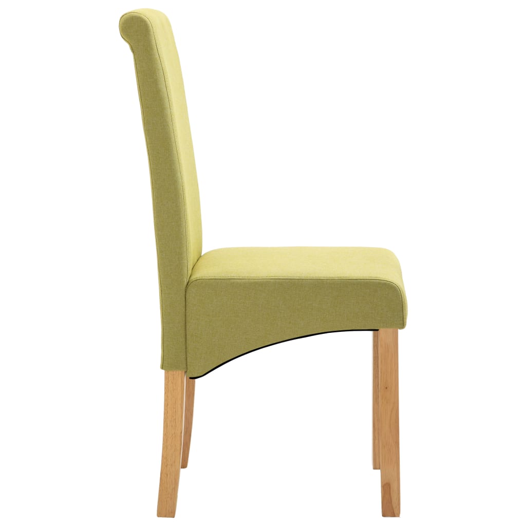 Dining Chairs Accent Upholstered Side Chair with Wood Frame Fabric vidaXL - Picture 41 of 48