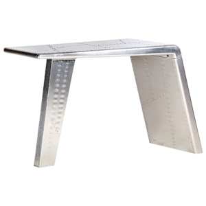 vidaXL kirjutuslaud, h&otilde;bedane, 112 x 50 x 76 cm, metall