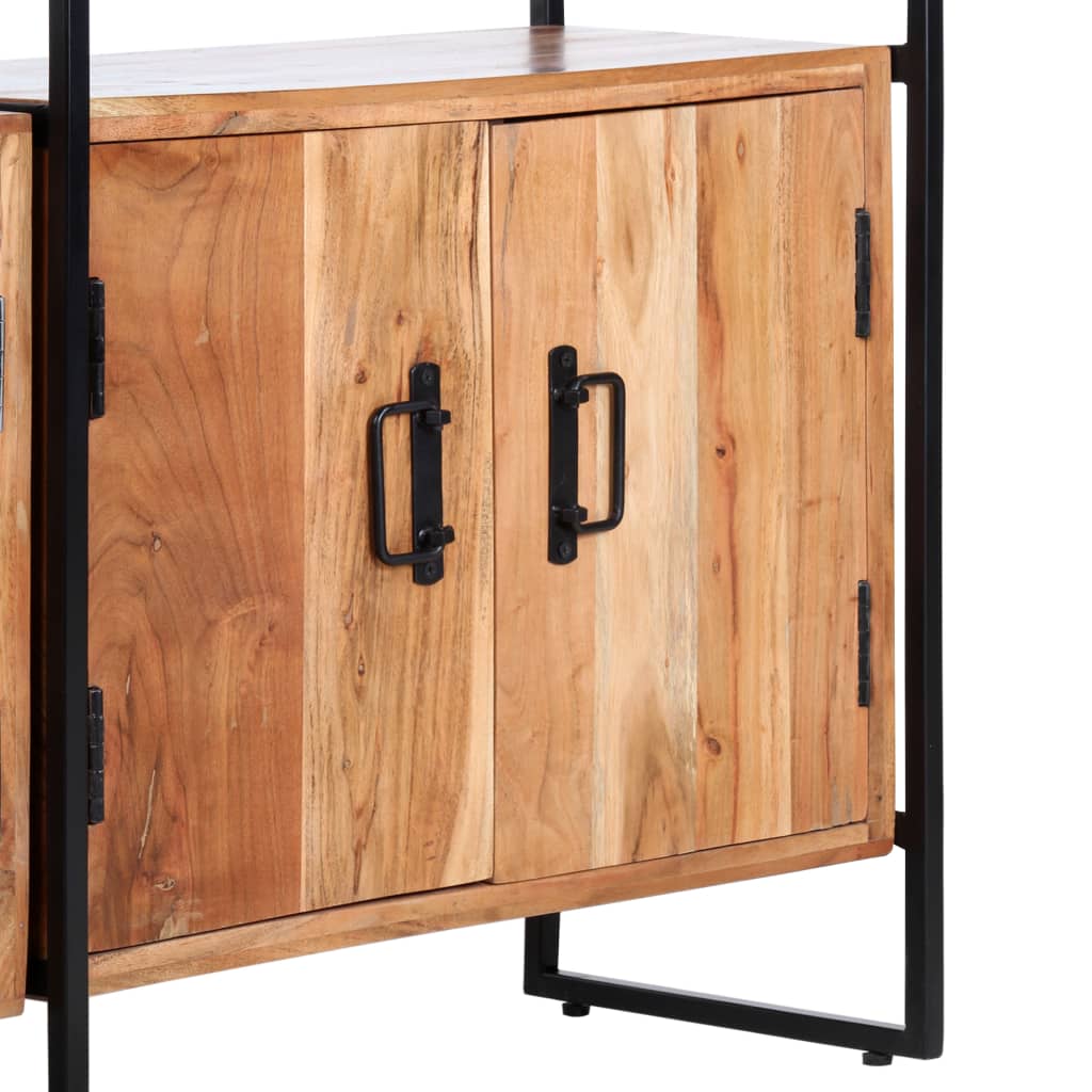 Bücherregal 4 Ebenen Standregal Bücherschrank Regal tendance Aktenregal Holzregal vidaXL