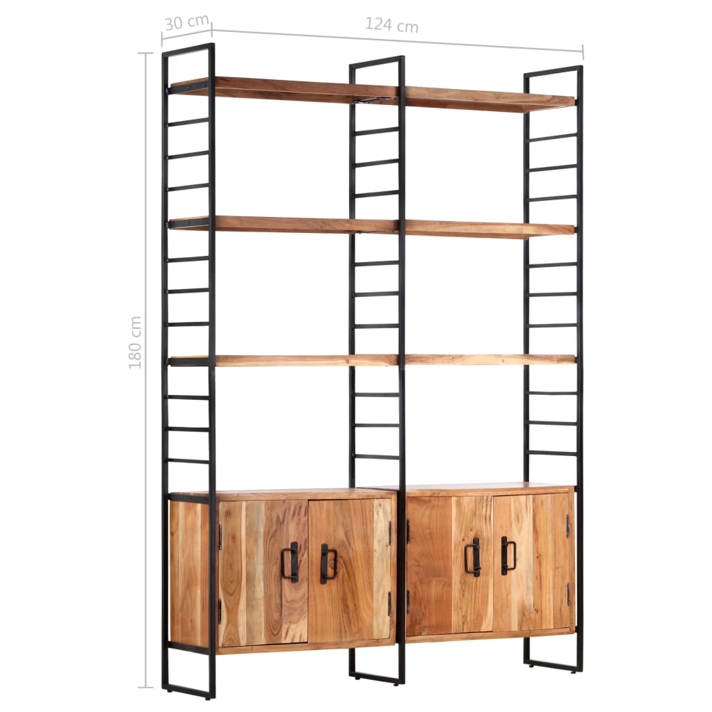 Bücherregal 4 Ebenen Standregal Bücherschrank Regal Aktenregal Holzregal achats vidaXL