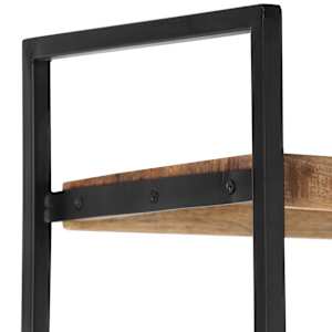 4patrová knihovna 80 x 30 x 180 cm hrubé mangovníkové dřevo - obrázek 6