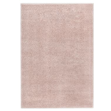 vidaXL Tapete de divisão shaggy 120x170 cm rosa velho[1/6]