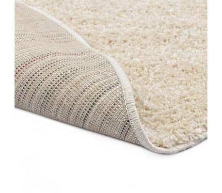 vidaXL Рошав килим тип шаги, 67 см, бежов