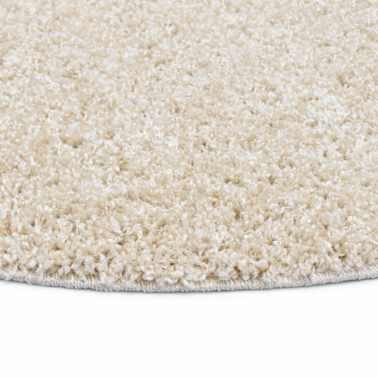 vidaXL Tapete de divisão shaggy 160 cm bege[3/4]