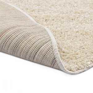 vidaXL Shaggy tipo kilimėlis, smėlio spalvos, 160 cm