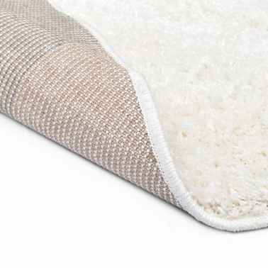 vidaXL Tapete de divisão shaggy 67 cm cor creme[3/4]