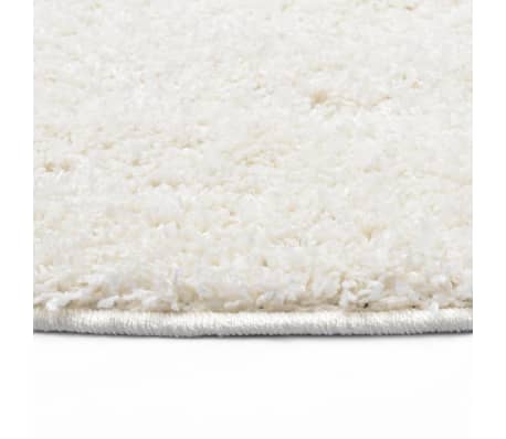 vidaXL Koberček Shaggy 160 cm, kr&eacute;mov&yacute;