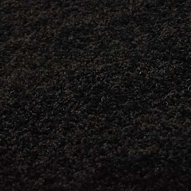 vidaXL Tapete de divisão shaggy 120 cm preto[4/4]