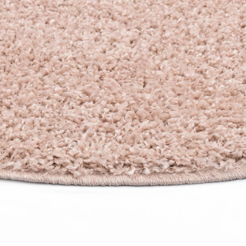 

vidaXL Vloerkleed shaggy hoogpolig 67 cm oudroze
