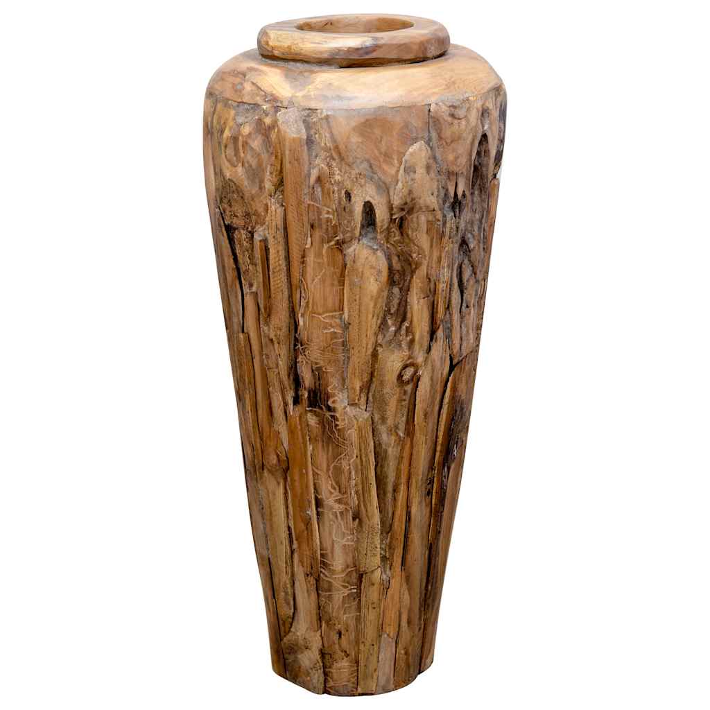 Thumbnail - vidaXL Deko-Vase 40 x 100 cm Massivholz Teak
