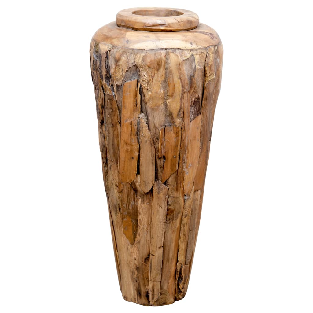 Dekorativní váza 40 x 80 cm masivní teakové dřevo