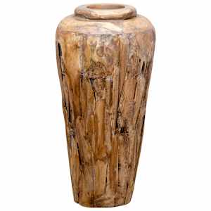 vidaXL Decoratievaas 40x80 cm massief teakhout
