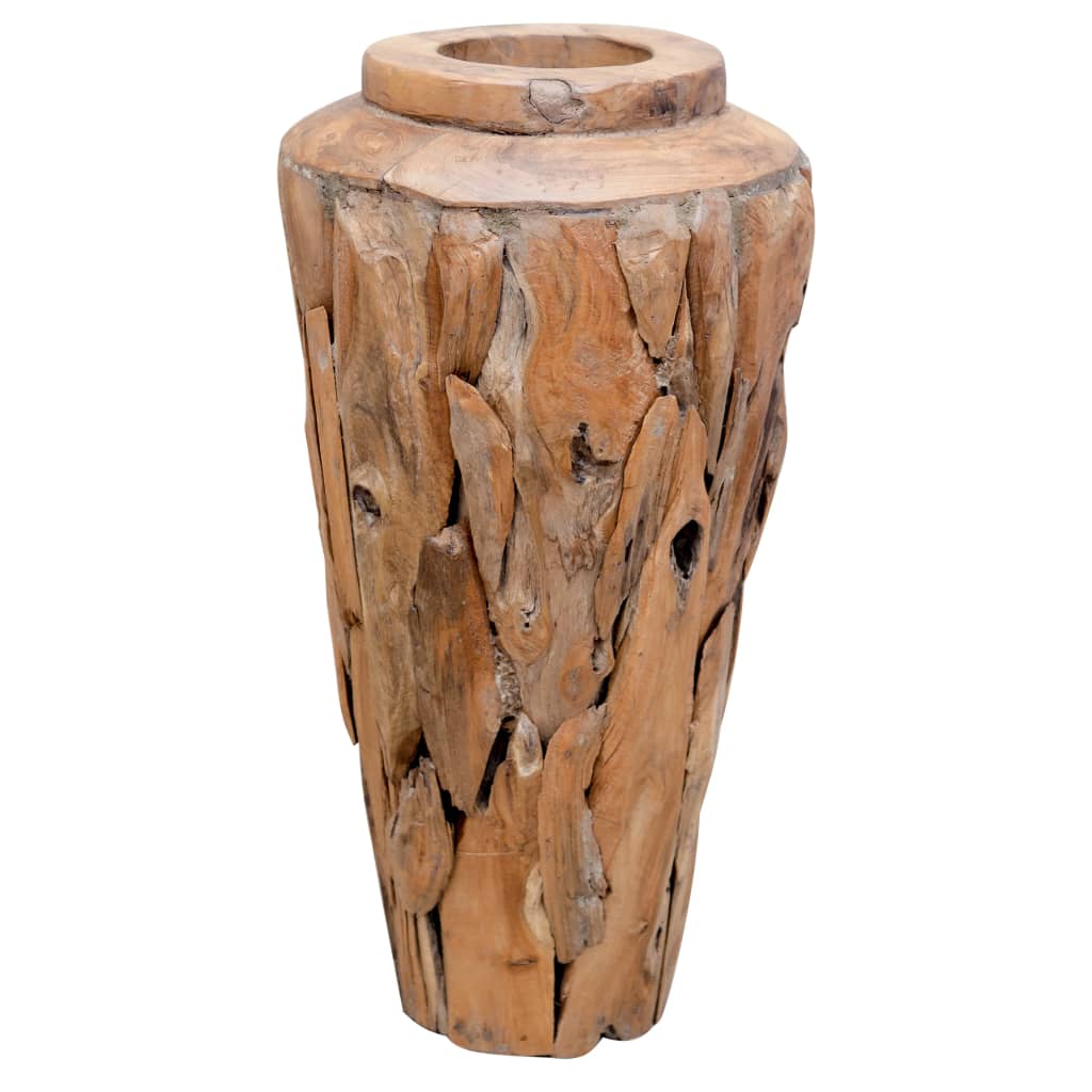 Dekorativní váza 40 x 60 cm masivní teakové dřevo