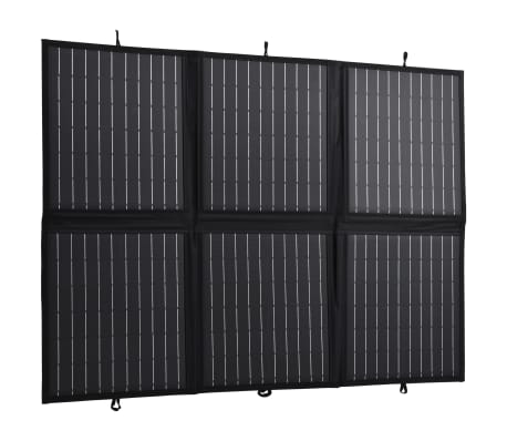 vidaXL Sammenleggbar solpanellader 120 W 12 V