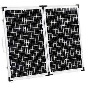 vidaXL Ηλιακή Βαλίτσα με Φωτοβολταϊκά Πάνελ 60 W 12 V