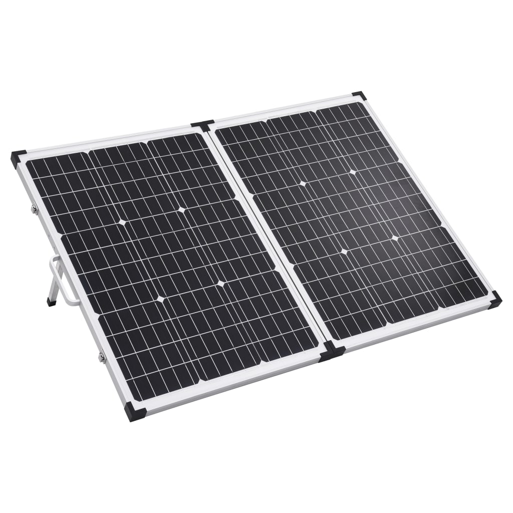 "vidaXL Kokoontaitettava aurinkopaneeli kotelolla 120 W 12 V"