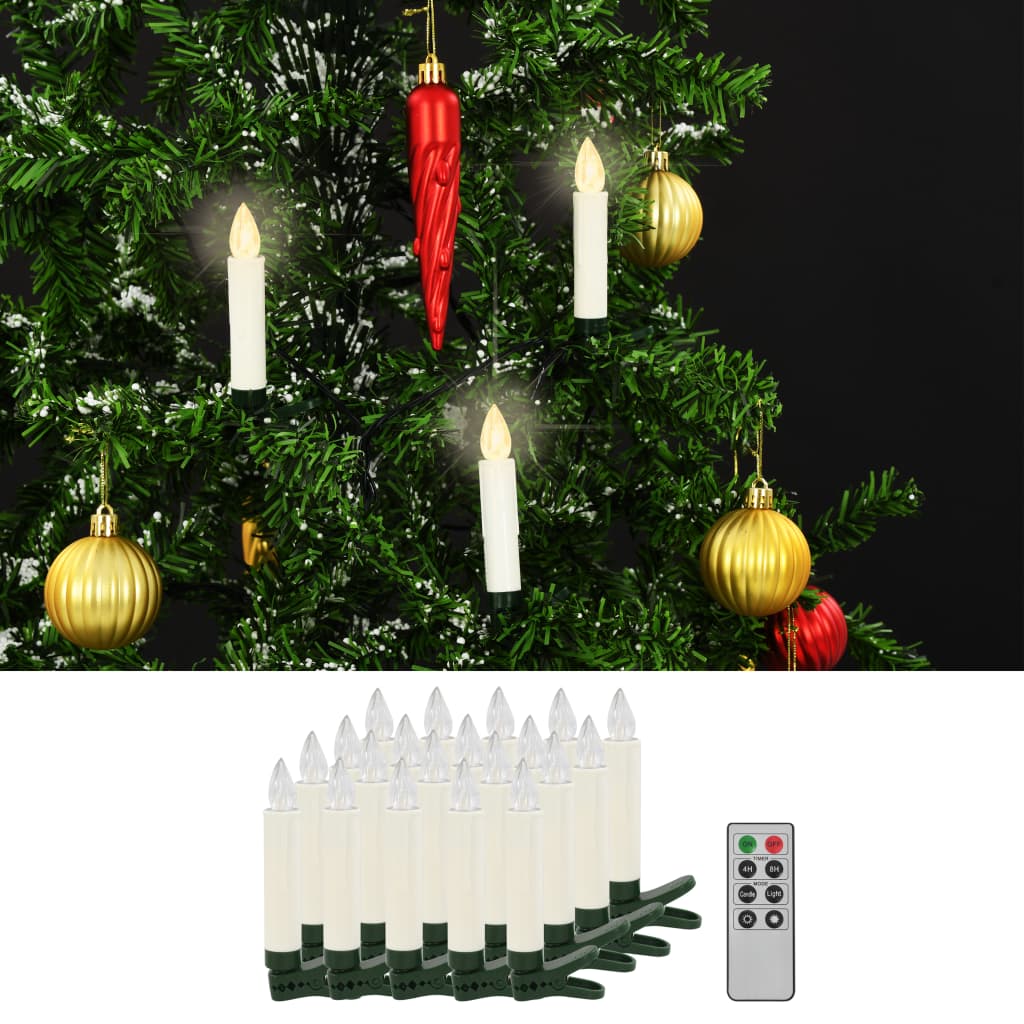 vidaXL LED-kaarsen draadloos met afstandsbediening 20 st warm wit vidaXL LED-kaarsen draadloos met afstandsbediening 20 st warm wit