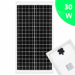 vidaXL Pannello Solare 30 W Alluminio Policristallino Vetro Sicurezza