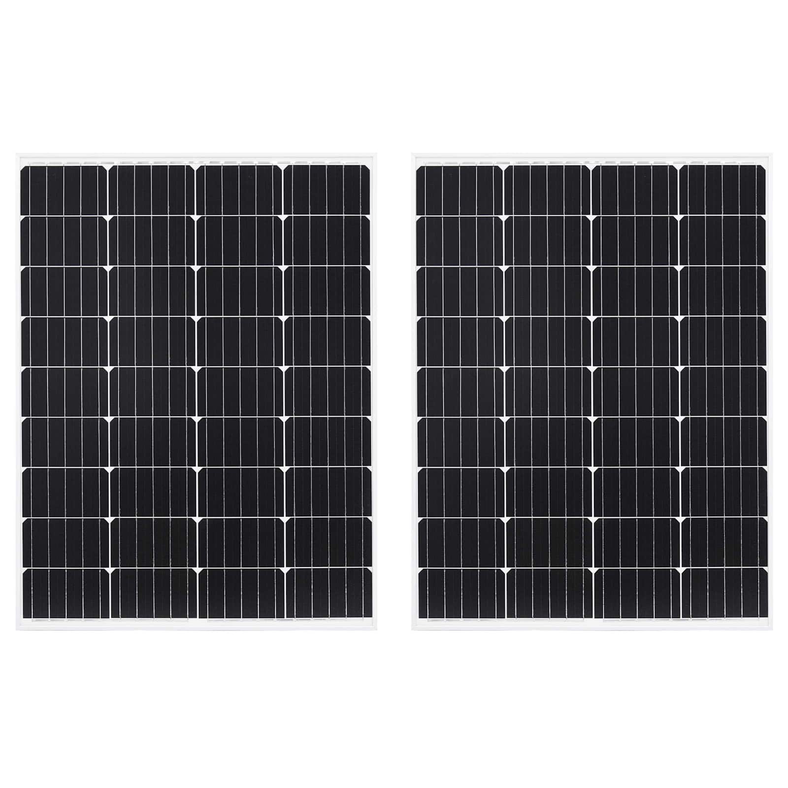 vidaXL Solar Panels Aluminium