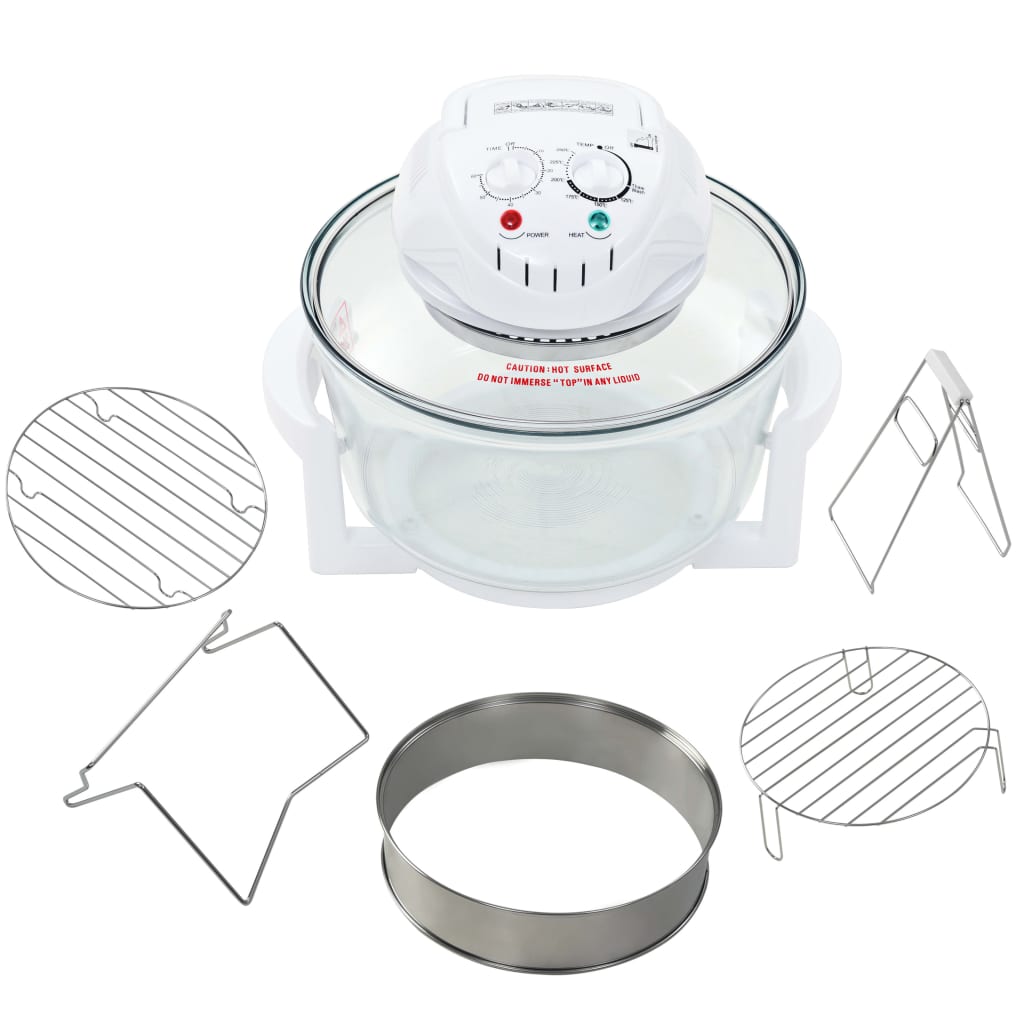 

vidaXL Halogen Convection Oven with Extension Ring 1400 W 17.9 Quart
