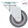 vidaXL 12 tk p&ouml;&ouml;rlevad rattad 50 mm