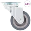 vidaXL 24 tk p&ouml;&ouml;rlevad rattad 50 mm
