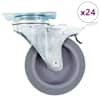 vidaXL 24 tk p&ouml;&ouml;rlev ratas 75 mm