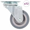 vidaXL 72 tk p&ouml;&ouml;rlevad rattad 50 mm