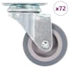 vidaXL 72 tk p&ouml;&ouml;rlevad rattad 50 mm