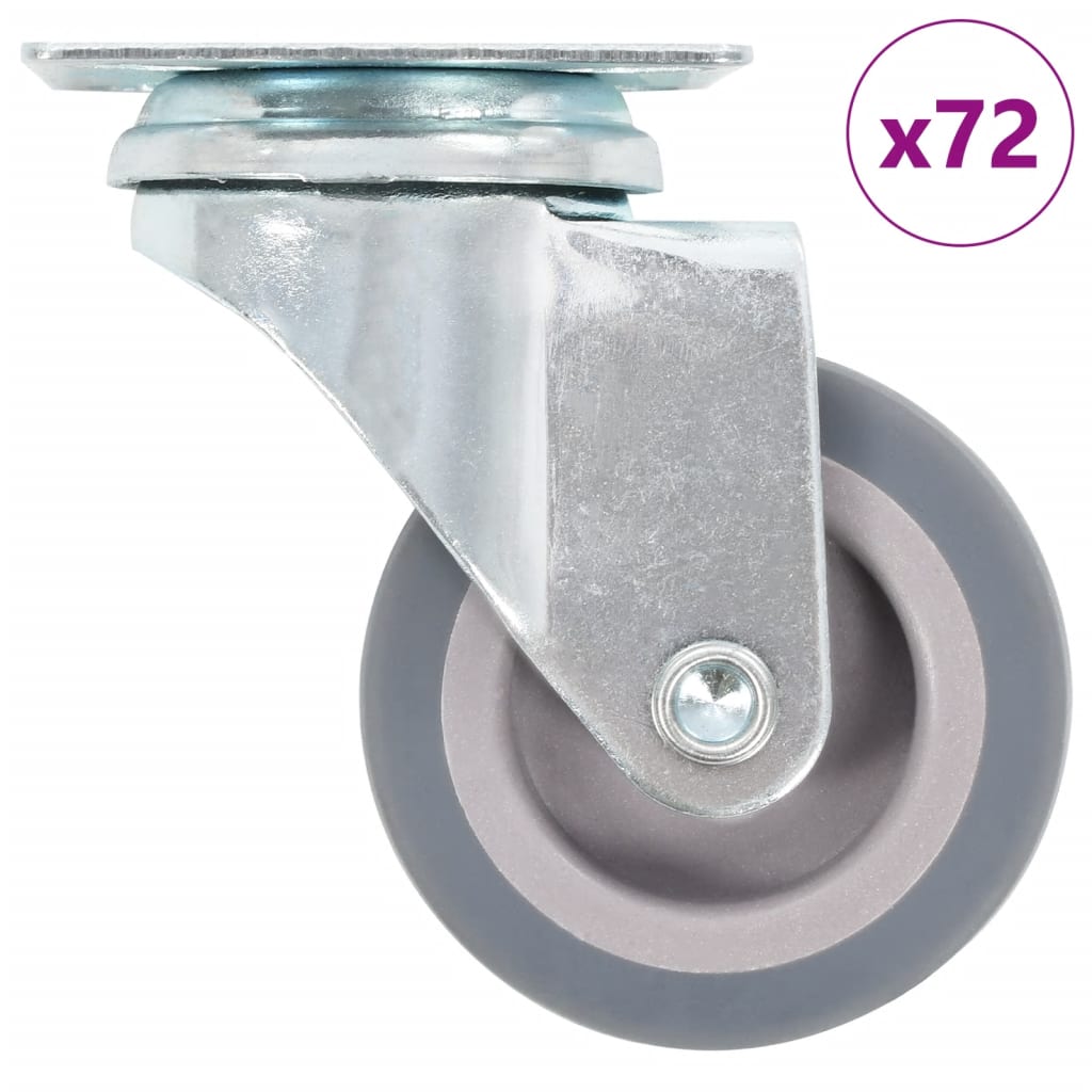 VidaXL 72 ks otočná kolečka 50 mm