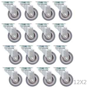 vidaXL Okretni kotačići 72 kom 50 mm