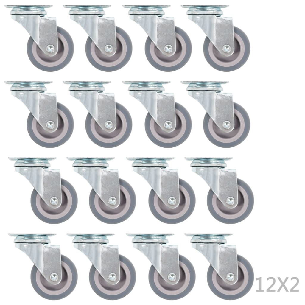 Thumbnail - vidaXL 96 Stk. Lenkrollen 50 mm