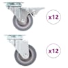 vidaXL 24 tk p&ouml;&ouml;rlevad rattad 50 mm