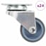  vidaXL 24 db dupla kerekes önbeálló görgő 50 mm termék 2. képe