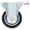 vidaXL fikseeritud rattad, 16 tk, 75 mm