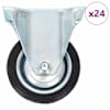 vidaXL fikseeritud rattad, 24 tk, 75 mm