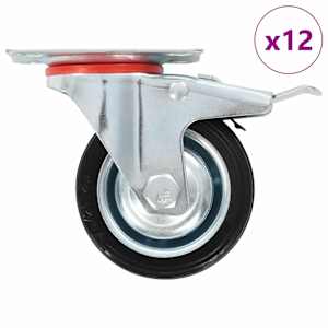 Gibljiva kolesa 12 kosov 75 mm