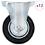 vidaXL 12 darab fix görgő 100 mm termék 2. képe
