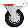 vidaXL 12 tk p&ouml;&ouml;rlev ratas 125 mm