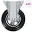 vidaXL 24 darab fix görgő 160 mm termék 2. képe